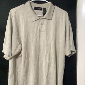 Crazy Horse Claiborne Company t shirt silver quarter button down large nice